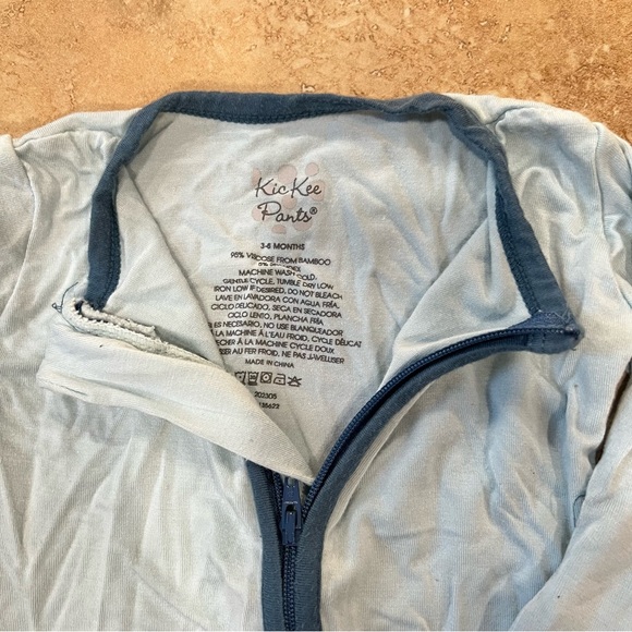 Bamboo Pjs KicKee Pants Baby Soft Stretchy Cool Fresh Pjs Size 3-6 months - Picture 4 of 9